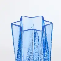 Ваза для цветов &laquo;Флоранс&raquo;, 25&times;11&times;9 см, стекло, голубая
