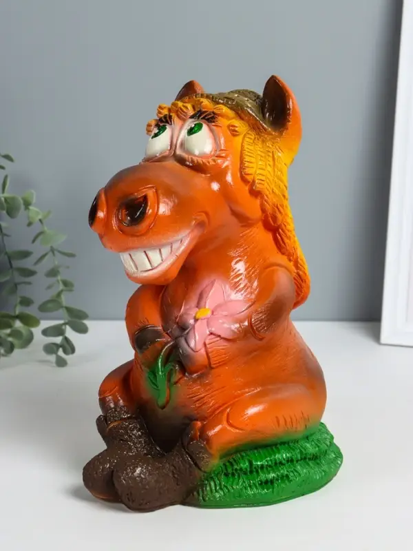 Копилка Копилка "Лошадка с ромашкой" 28х17х21 см