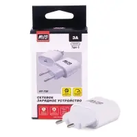 USB сетевое зарядное устройство AVS 1 порт UT-720  (PD Type C, 3A)