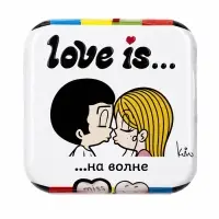 Освежающие конфеты Love is, в форме сердца, со вкусом морской соли и маракуйи, 20 г