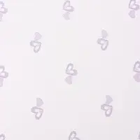 Пленка для цветов, "Двойные сердца", нежная сирень, 57х57 см