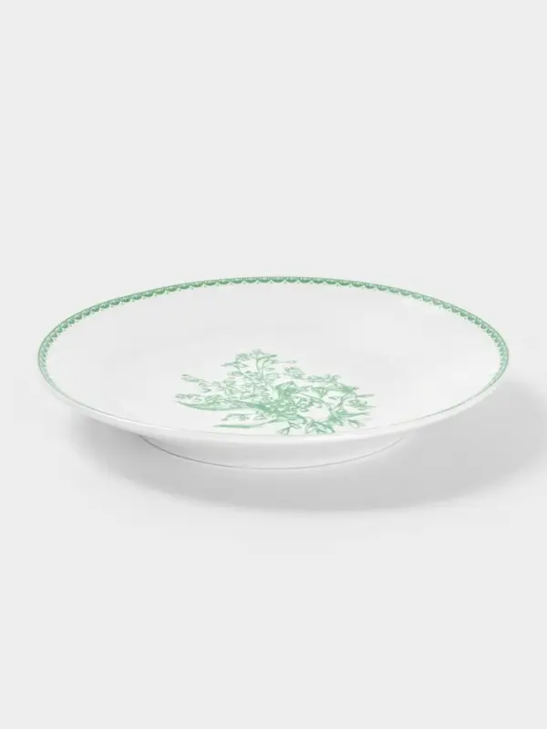 Тарелка Дулевский фарфор «Райские ландыши», d=17.5 см, фарфор Тарелка Дулевский фарфор «Райские ландыши», d=17.5 см, фарфор