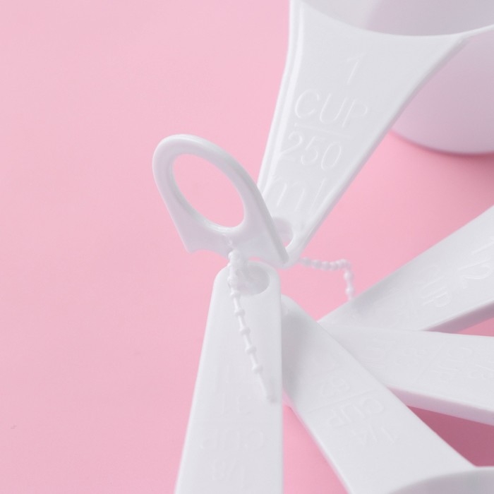 Набор мерных ложек Доляна, 11 шт: 30/60/80/125/250 мл, 0,6/1,2/2,5/5/7,5/15 мл, цвет белый Набор мерных ложек Доляна, 11 шт: 30/60/80/125/250 мл, 0,6/1,2/2,5/5/7,5/15 мл, цвет белый