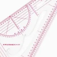 Лекало портновское метрическое &laquo;Треугольник&raquo;, 20.5&times;11 см, s=0.5 мм, прозрачное