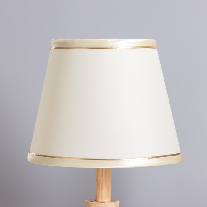 Лампа настольная  Лампа настольная "Вера" 1х40Вт Е27 золото/коричневый 21х21х35см