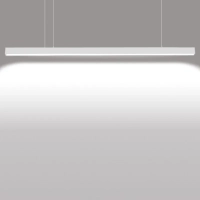 Светильник светодиодный линейный, подвесной, 40Вт, 4000К, IP40, серебро