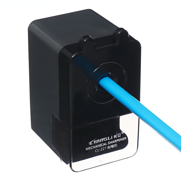 Точилка механическая с контейнером Классика Графит