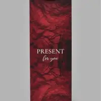 Пакет ламинированный под бутылку Present for you,13&times;36&times;10 см