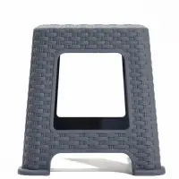 Табурет "Ротанг" h33 см (серый)