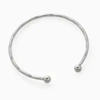 Набор 2 предмета: чокер, браслет &laquo;Обруч&raquo;, сердце, цвет серебро