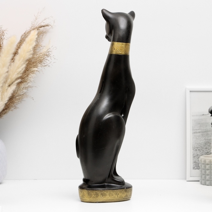 Копилка Копилка "Кошка Кэтти" черная с золотом, 40х10см