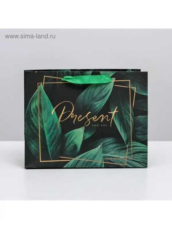 Пакет подарочный ламинированный, упаковка, Present for you, S 15&times;12&times;5.5 см