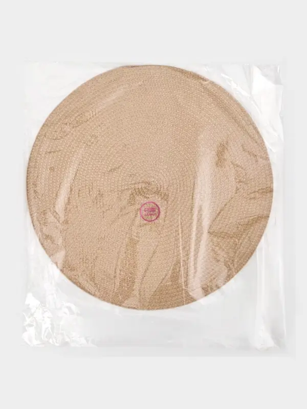 Салфетка сервировочная &laquo;Доляна. Классика&raquo;, золото, d=38 см