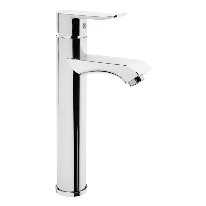 Смеситель для раковины ZEIN Z3722, однорычажный, длина излива 12 см, высокий, пластик, хром Смеситель для раковины ZEIN Z3722, однорычажный, длина излива 12 см, высокий, пластик, хром