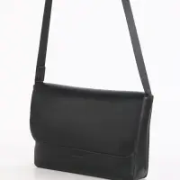 Сумка женская мессенджер на магните, 28&times;6&times;18 см, чёрный