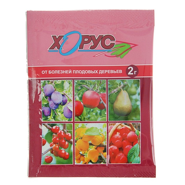 Средство от болезней плодовых культур Хорус, пакет, 2 г Средство от болезней плодовых культур Хорус, пакет, 2 г