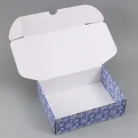Коробка подарочная, самосборная &laquo;Счастья в Новом году&raquo;,30.7&times;22&times;9.5 см