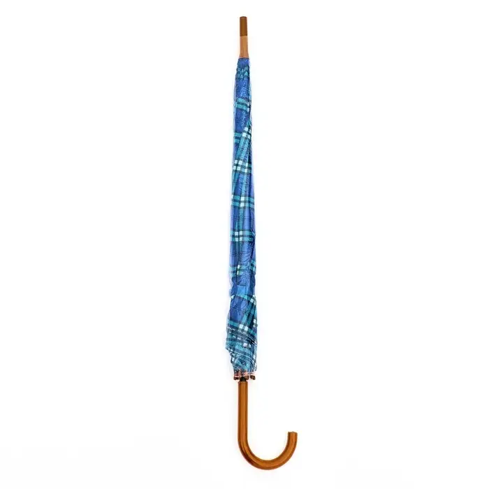 Зонт полуавтоматический &laquo;Клетка&raquo;, 8 спиц, R=48/55 см, d=96 см, МИКС