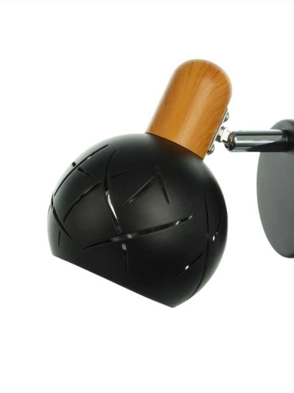 Спот Спот "Алейда" 1хЕ14 40Вт черный 13х13х10 см