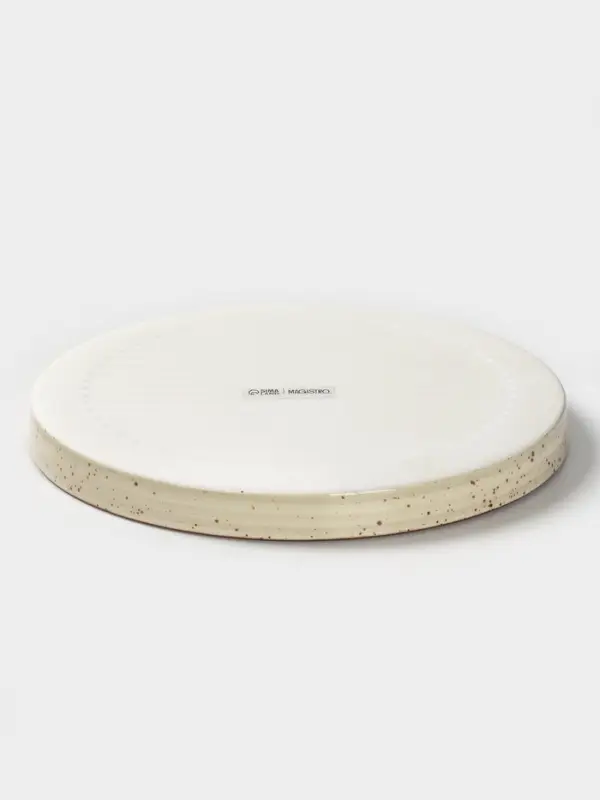 Тарелка с бортиком Magistro Mediterana, d=22.7 см, фарфор, бежевая