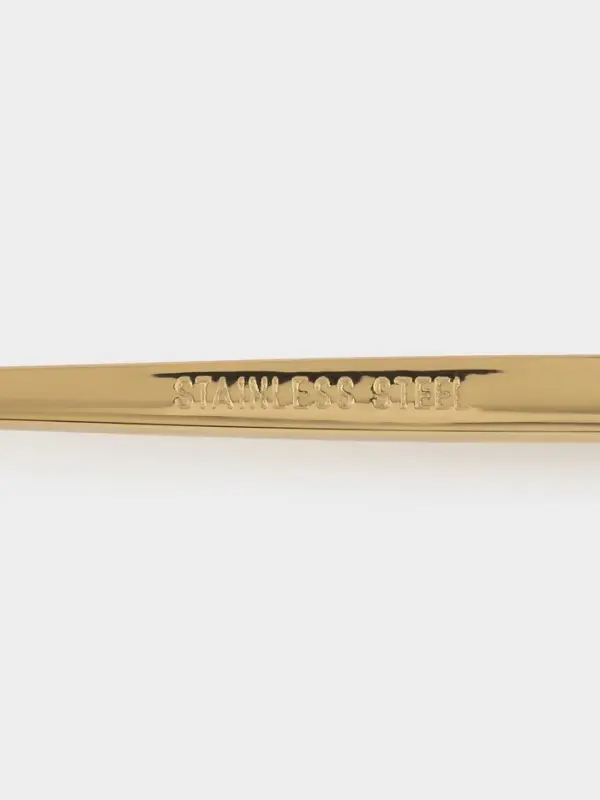 Вилка столовая Magistro &laquo;Блинк&raquo;, 21.5&times;3 см, нержавеющая сталь, золотистая