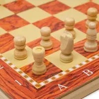 Настольная игра 3 в 1, набор: шахматы, шашки, нарды, 34&times;34 см