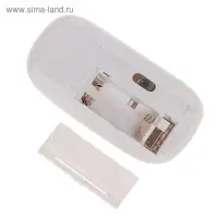 Мышь Luazon MB-1.0, беспроводная, оптическая, 1600 dpi, USB, белая