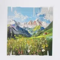 Коробка подарочная самосборная &laquo;Пейзаж&raquo;, 31&times;25.5&times;16 см