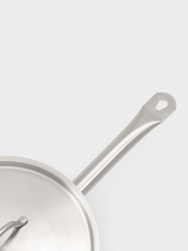 Ковш 6,3 л, d=24, h=14 см, с крышкой, толщина стенки 0,8 мм, индукция, две ручки Ковш 6,3 л, d=24, h=14 см, с крышкой, толщина стенки 0,8 мм, индукция, две ручки