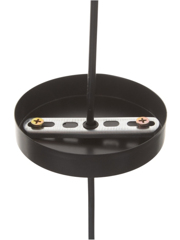 Светильник "Чертеж" 1х40Вт Е27 черный 20х20х20см