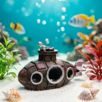 Декор для аквариума &laquo;Подводная лодка&raquo;, 13&times;6&times;9 см