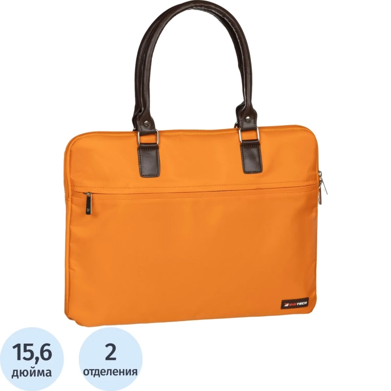Сумка для ноутбука BigTech Bright 15.6 LB-BT-01OR, оранжевый