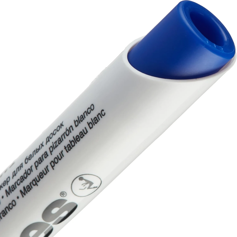 Маркер для белых досок KORES синий 3 мм круглый наконечник 20833