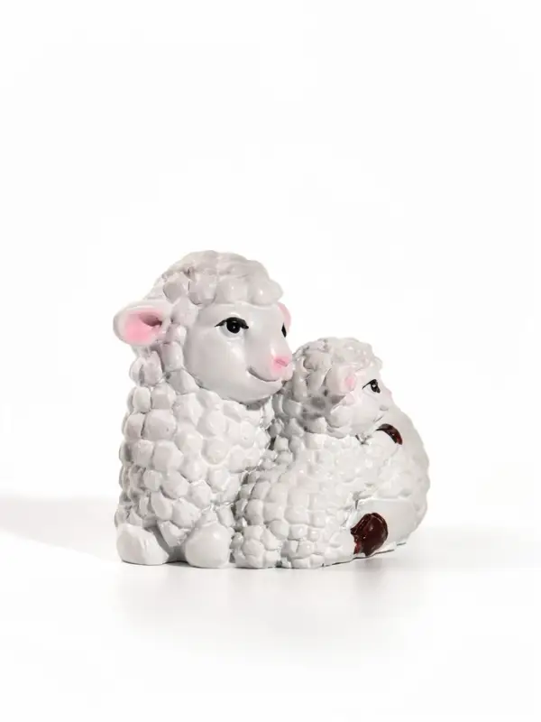 Фигурка &laquo;Овечка с ягнёнком&raquo;, 4.8&times;3.5&times;5 см, МИКС