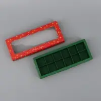 Коробка подарочная складная под 12 конфет новогодняя &laquo;С Новым годом&raquo;, 3.5&times;10.5&times;26.5 см