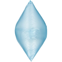 Мешки для мусора ПНД 60л 14мкм 20шт/рул синий 60х70 GP с завязк_Green Pack