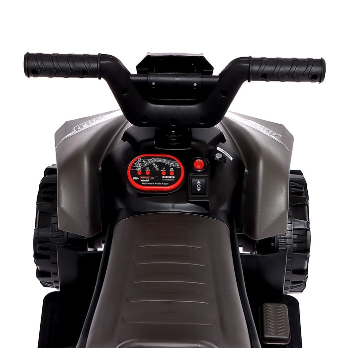 Электромобиль «Квадрик», цвет серый Электромобиль «Квадрик», цвет серый