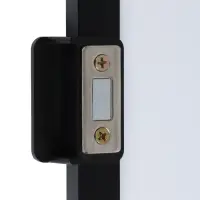 Зеркало интерьерное поворотное &laquo;Клик Мебель&raquo;, на дверцу, на стену, 90&times;30 см, цвет чёрный