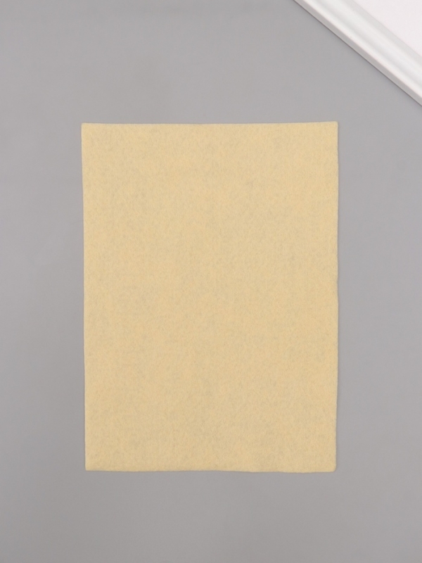 Фетр мягкий 1.5 мм Фетр мягкий 1.5 мм "Бежевый" набор 4 листа 15х20 см