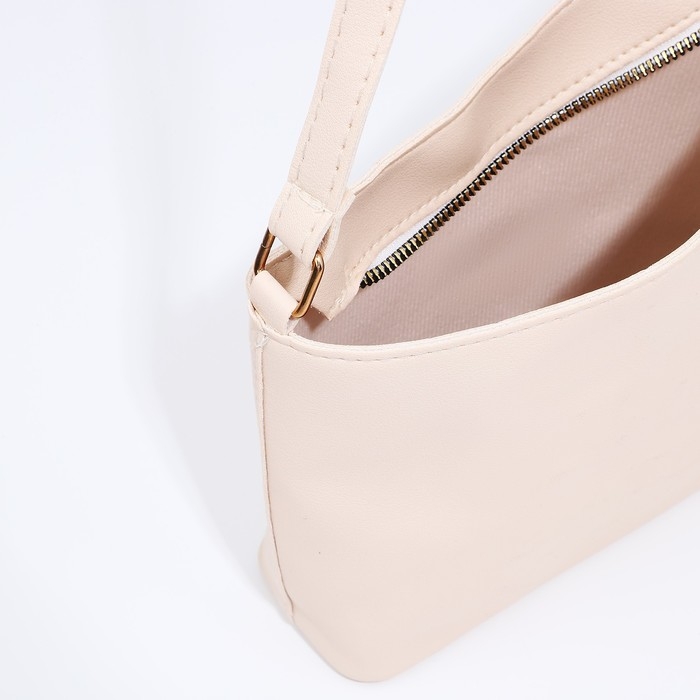 Сумка кросс-боди на молнии, цвет бежевый Сумка кросс-боди на молнии, цвет бежевый