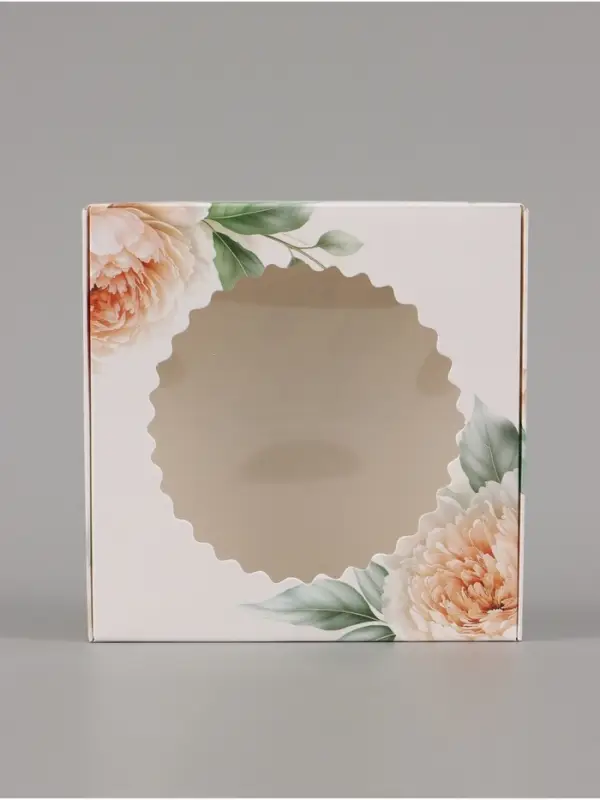 Коробка подарочная самосборная с окном &laquo;Счастливых моментов&raquo;, 11.5&times;11.5&times;3 см