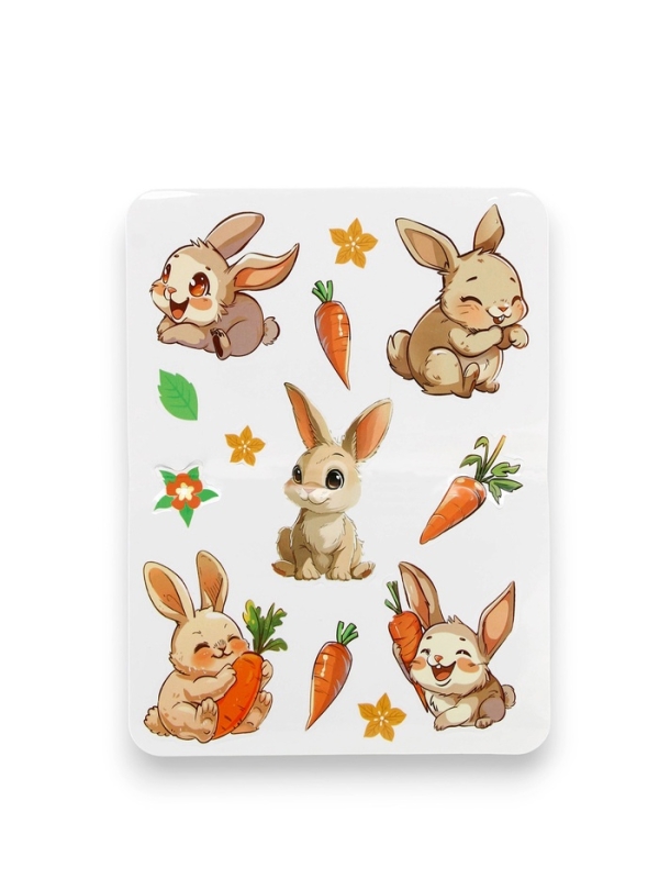 Пасхальный набор с развивающей игрой &laquo;Кролики&raquo;, 11&times;16 см