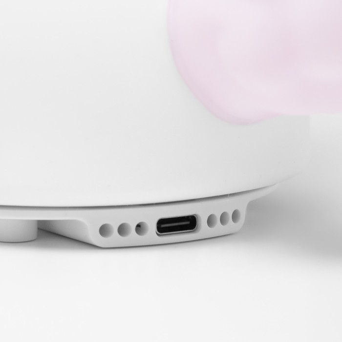 Ночник-мякиш Ночник-мякиш "Антистресс единорог" LED бело-фиолетовый 18х10х16 см