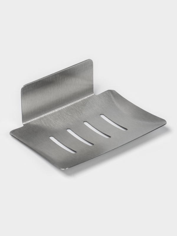 Мыльница настенная, цвет хром