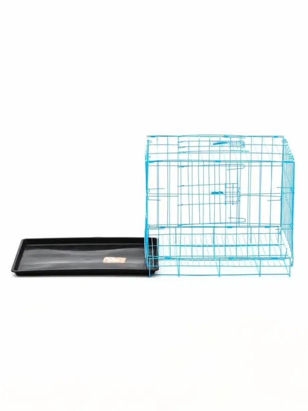 Клетка для собак 51&times;35&times;41 см, голубая