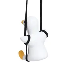 Подвес автомобильный, на зеркало &laquo;Утка&raquo; высота 6 см, шнурок 50 см