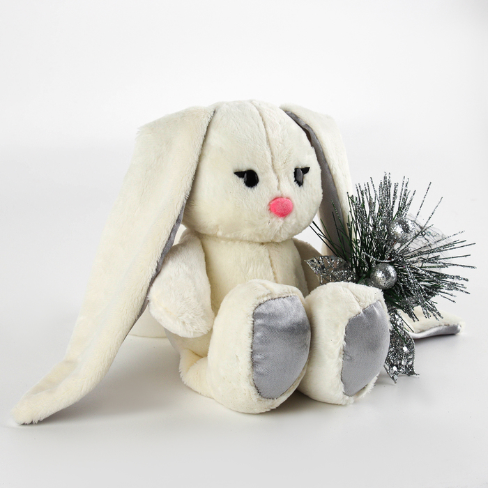 Новогодняя мягкая игрушка «Зимняя Li», заяц, 25 см, на новый год Новогодняя мягкая игрушка «Зимняя Li», заяц, 25 см, на новый год