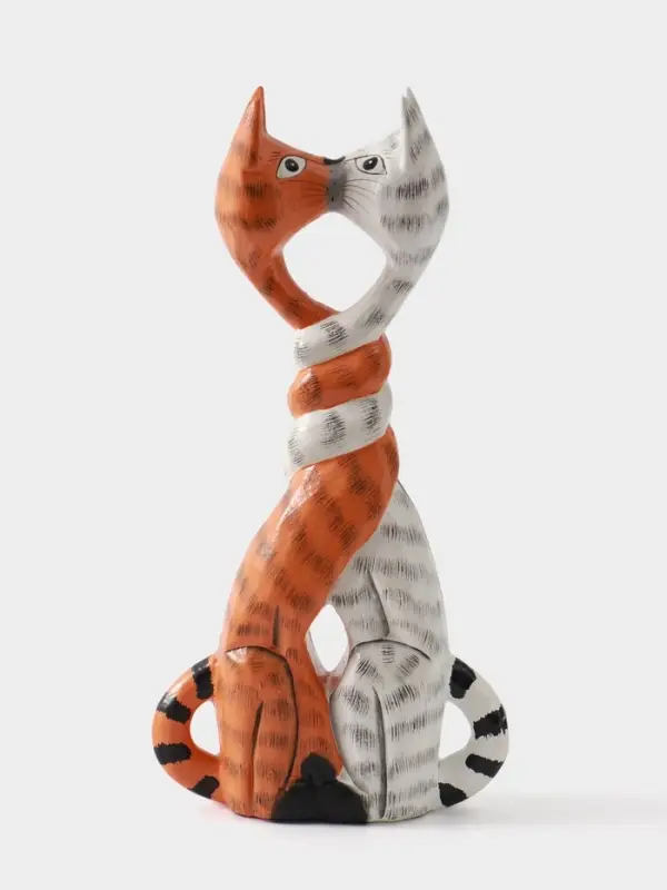 Сувенир &laquo;Целующиеся коты&raquo;, 30&times;6&times;16 см, дерево