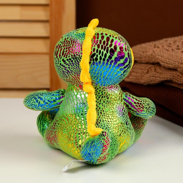 Мягкая игрушка «Дракон», блестящая, 17 см, цвета МИКС Мягкая игрушка «Дракон», блестящая, 17 см, цвета МИКС