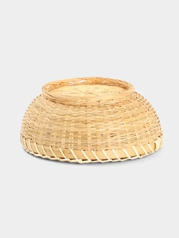 Фруктовница бамбуковая, 19 см